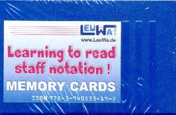 Learning to read Staff Notation! Flash Cards (en)  Lernkarten im Karteikasten (en)