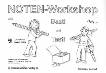 Noten-Workshop mit Tasti und Basti Band 2 fr Akkordeon