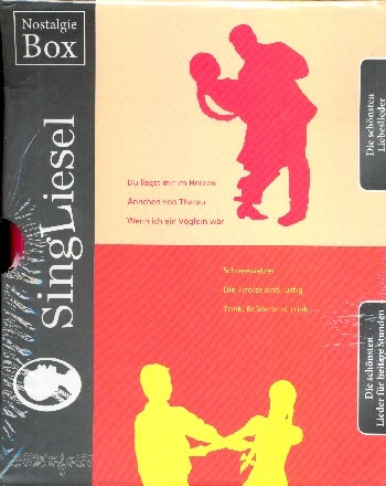 Die Singliesel-Nostalgie-Box 2 Liederbcher mit integriertem Soundchip im Schuber