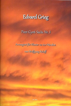 Peer Gynt-Suite Nr.1 fr Klavier zu 4 Hnden Partitur