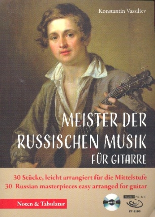 Meister der russischen Musik (+CD) fr Gitarre/Tabulatur