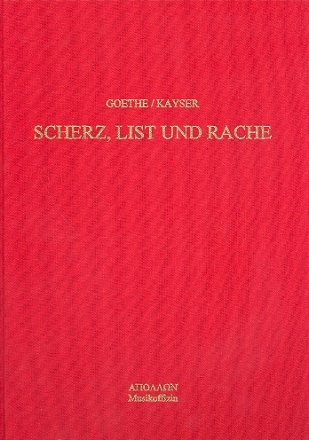 Scherz, List und Rache Klavierauszug Erstausgabe nach dem Urtext von Dechant, Hermann