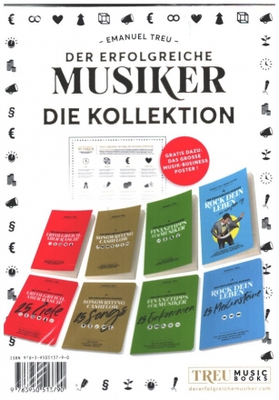 Der erfolgreiche Musiker - Die Kollektion (+Musikbusinessposter)  Set
