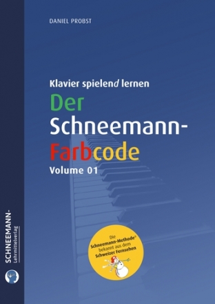 Schneemann-Farbcode Band 1 fr Klavier