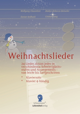 24 internationale Weihnachtslieder fr Klavier zu 2-4 Hnden gebunden