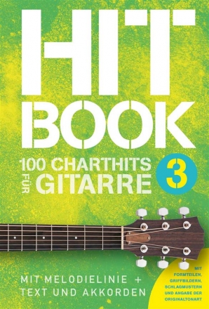 Hitbook Band 3 - 100 Charthits Songbook Melodie/Texte/Akkorde