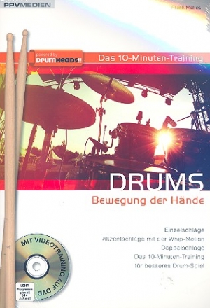Drums - Bewegung der Hnde (+DVD) fr Schlagzeug