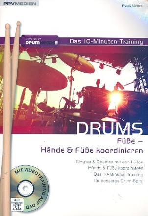 Drums - Fe und Hnde koordinieren (+DVD) fr Schlagzeug