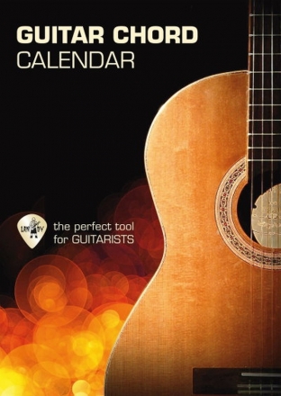 Guitar Chord Calendar - Gitarren Akkord Kalender Monatskalender 42,2 x 29,2 cm