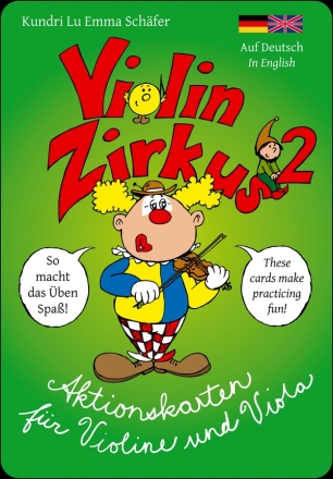 Violinzirkus 2 - Aktionskarten f�r Violine und Viola (dt/en)