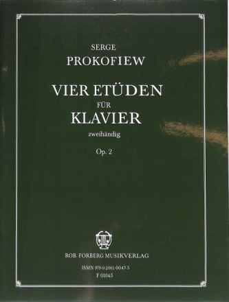 4 Et�den op.2 f�r Klavier