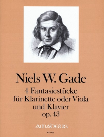 4 Fantasiest�cke op.43 f�r Klarinette in B (Viola) und Klavier