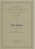 4 Fugen f�r 4 Melodieinstrumente Partitur