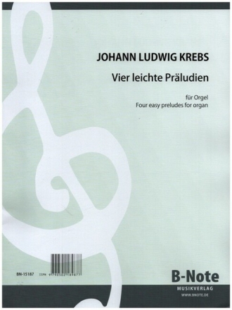 4 leichte Pr�ludien f�r Orgel