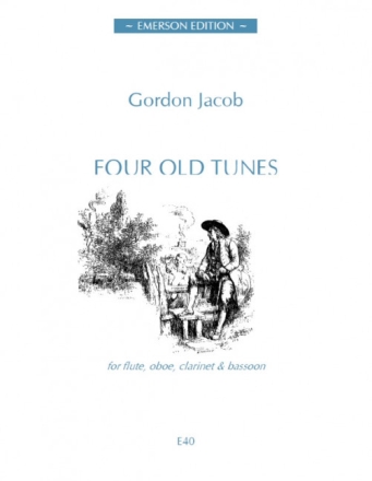 4 Old Tunes for flute, oboe, clarinet and bassoon score and parts