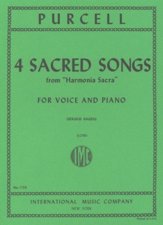 4 sacred Songs for high voice and piano (en)