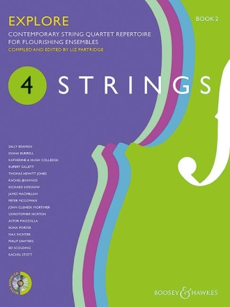 4 Strings - Explore (+CD) for string quartet score