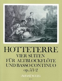 4 Suiten op.5 Band 1 (Nr.1-2) f�r Altblockfl�te und Bc