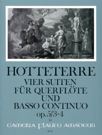 4 Suiten op.5 Band 2 Nr.3-4 f�r Fl�te und Bc