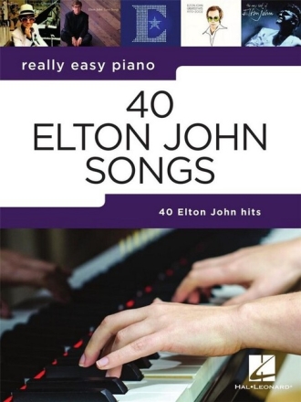 40 Elton John Songs: for really easy piano (with lyrics and chords)