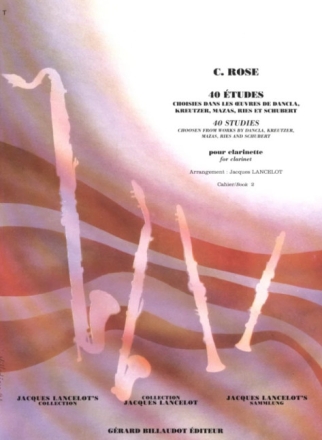 40 �tudes vol.2 (nos.21-40) pour clarinette