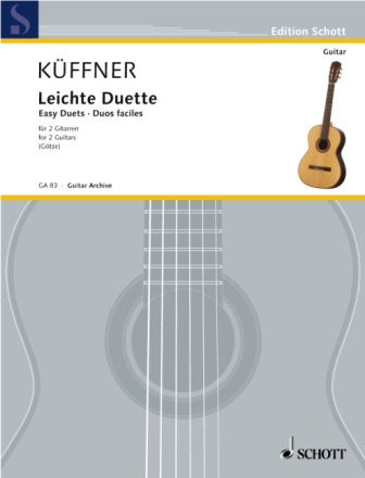40 leichte Duette f�r 2 Gitarren Spielpartitur