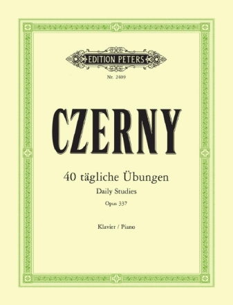 40 t�gliche �bungen op.337 f�r Klavier