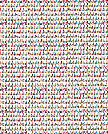 Geschenkpapier pop-art bunt, 68x48cm Verpackungseinheit enthlt 20 Bgen