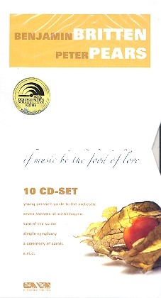 Britten & Pears - If Music be the Food of Love 10 CD-Box (Booklet dt/en)
