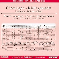 Ccilienmesse CD Chorstimme Sopran und Chorstimmen ohne Sopran