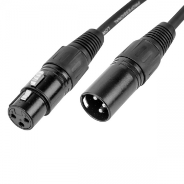 Mikrofonkabel XLR 3 m  (XLR-Stecker / XLR-Buchse)