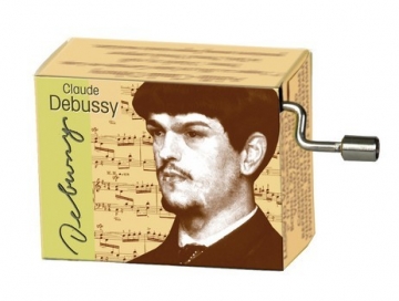 Spieluhr Clair de lune Motiv Claude Debussy mit Holz-Resonanzboden