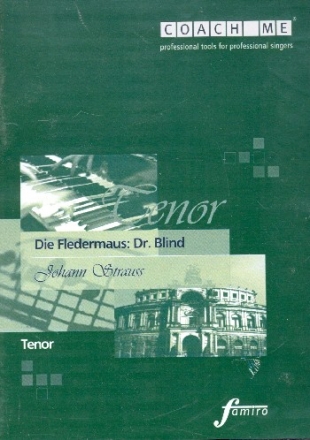 Die Fledermaus Rollen-CD Dr. Blind (Tenor) Lern- und Begleitfassung