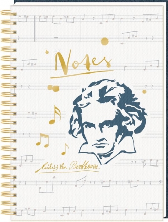 Ringbuch DIN A4  (All about music) 'Notes' Edition Beethoven (Verpackungseinheit 3 Exemplare)