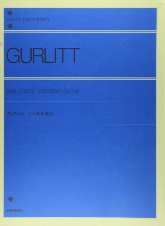 Der erste Vortrag op. 210 Klavier