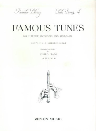: Famous Tunes 2 Alt-Blockflten und Klavier