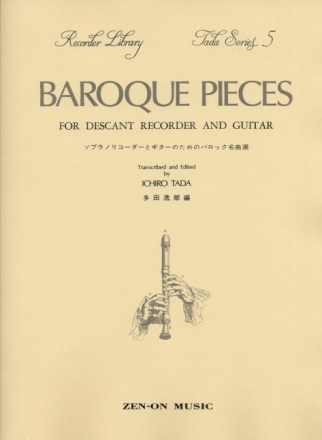 Baroque Pieces for descant recorder and guitar