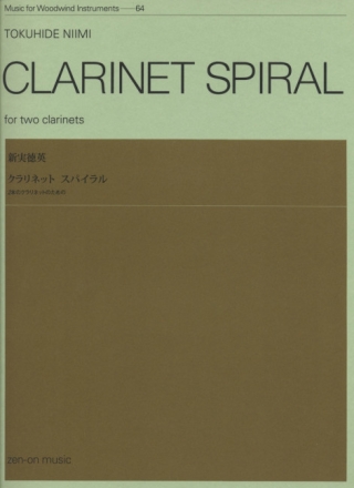 Niimi, Tokuhide Clarinet Spiral Klarinetten