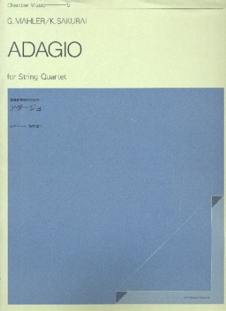 Adagio fr Streichquartett Partitur und Stimmen