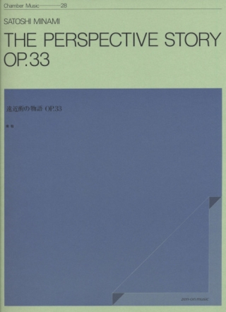 Minami, Satoshi The Perspective Story op. 33 Klarinette, Viola und Klavier Partitur