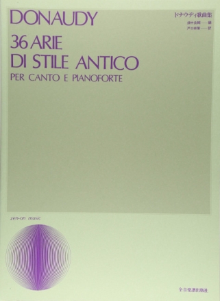 36 Arie di Stile Antico Gesang und Klavier