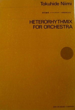 Niimi, Tokuhide Heterorhythmix op. 85 6 Schlagzeuge und Orchester Partitur