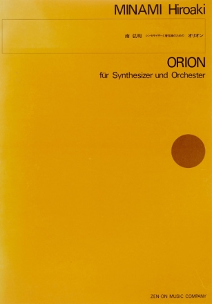 Minami, Hiroaki Orion Synthesizer und Orchester Partitur