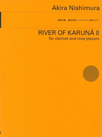River of Karuna II Klarinette und 9 Spieler Partitur
