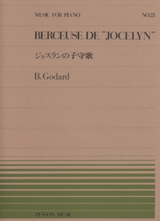 Godard, Benjamin Berceuse Klavier