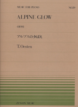Alpine Glow op. 193 Klavier