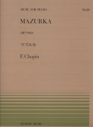 Mazurka op. 7/1 Klavier