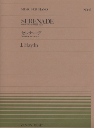 Haydn, Joseph Serenade Klavier