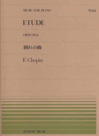 tude op. 10/3 Klavier