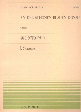 An der schnen blauen Donau op.314 fr Klavier